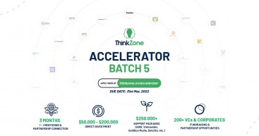 ThinkZone Accelerator Batch 5 Officially Opens for Application until 31 Mar, 2022