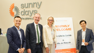 Sunny Days Piano sang giai đoạn phát triển mới sau ký kết với ABRSM và ThinkZone